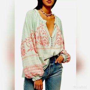 NWT FREE PEOPLE PERSUASION TOP MINT COMBO SZ SMALL